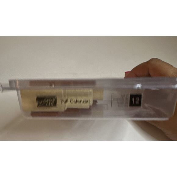 Stampin' Up! FULL CALENDAR Wood Stamp 12 Months on 6 Stamps March April May June - Picture 2 of 4